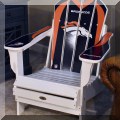 F43. Denver Broncos Adirondack chair. 